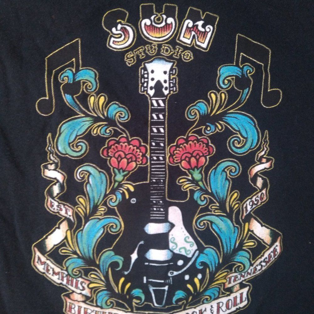 Sun Studio Memphis Birthplace Rock & Roll T-Shirt - Picture 6 of 7